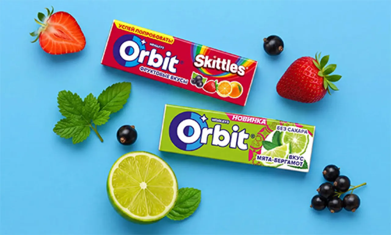 Выбирай вкус твоего лета! - промо-акция Orbit, регистрация до 18.08.2026